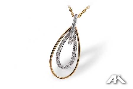 Diamond Pendant by Allison Kaufman