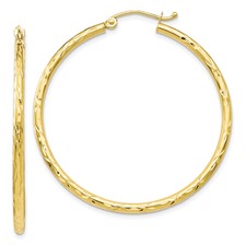 Gold Earrings by Leslie